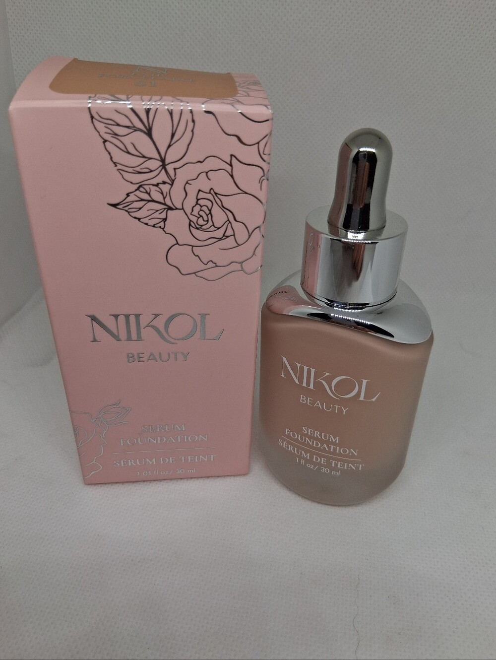NIKOL Beauty Serum Foundation in Fair Porcelaine